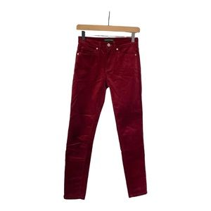 Banana Republic Burgundy Corduroy Skinny Pants